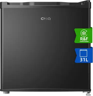 CHiQ CSD31D4EU 31L Table Top Mini Freezer - Dark Inox - E Rated