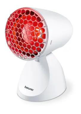 Beurer IL11 Infrared Lamp – 100W Output, 5 Angle Settings, Soothing Heat for Colds & Muscle Tension – White, 61486