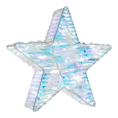 Christmas Workshop 3D Iridescent Light Up Star