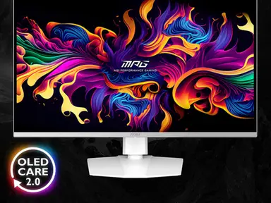 MSI MPG 321URXWDE QD-OLED 31.5 Inch UHD 4K Gaming Monitor (0.03 ms Response Time, 240 Hz)