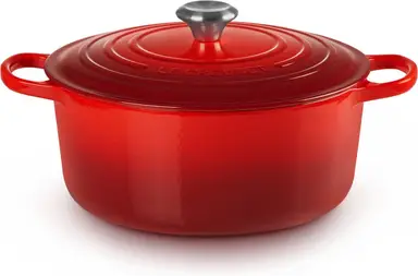 Le Creuset Signature Braadslede Rond 28cm kersenrood