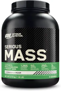 Optimum Nutrition Serious Mass Cookies & Cream 2,73 kg (10 porties)