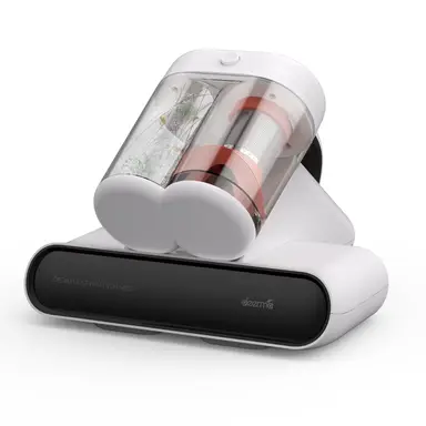 [Sommerangebote – 38,99 € mit kostenlosem Expressversand] Deerma CM980W Dual-Cup Milbenentferner, Anti-Milben-Staubsauger, 13 kPa starke Saugkraft, 12.600 Schläge/Min. Hochfrequente Schlagtechnologie + 60 °C Heißlufttrocknung + 253,7 nm UVC-Sterilisation, 0,6 L großes Fassungsvermögen mit doppeltem Staubbehälter, Tiefenreinigung für Bett, Matratze, Sofas & Teppiche, begrenzte Zeitangebot