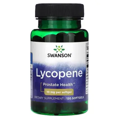 Swanson Lycopene Antioxidant 10mg Daily Wellness Support Softgels - 120 Softgels