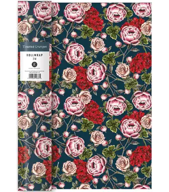 Toasted Crumpet Rose Wrapping Paper 3M
