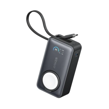 Anker MagGo Power Bank (10K, 35W, für Apple Watch), schwarz