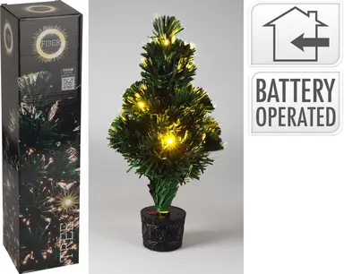Xmas Tree 45cm Fiber Optic WW Christmas/Weihnachten