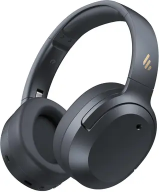 Edifier W820NB Plus casque supra-auriculaire sans fil avec réduction de bruit, ANC -49 dB, audio Hi-Res LDAC, 88 h d'autonomie, son spatial, appels clairs AI, Bluetooth V6.1 et multipoint, gris foncé