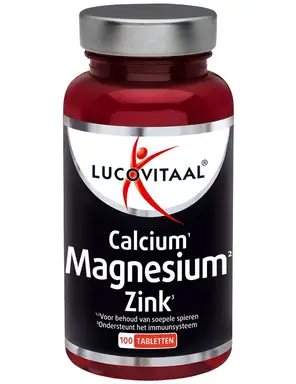 Lucovitaal Calcium Magnesium Zink 100 tabletten