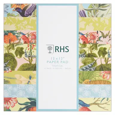 RHS Tropical Paper Pad 180gsm 12" x 12"
