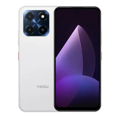 MEIZU Mblu22-EU Smartphone SC9863A, 8-Kern-Prozessor, 6,79 Zoll Display, bis zu 90 Hz Refresh-Rate, F1.8 Weitstauk-Kamera, 5000 mAh High-Capacit-Akku, ohne Ladegerät, 4+128GB, Snow White