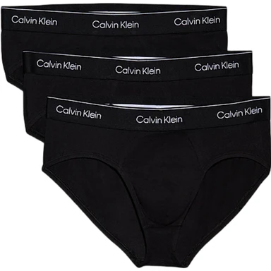 Calvin Klein Lot de 3 slips taille basse TM6 noir Taille M