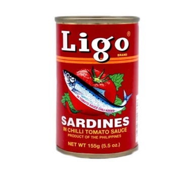 Ligo Sardines In Tomato and Chilli Sauce 155g