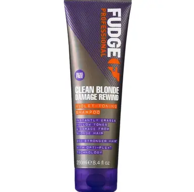 FUDGE 250ML SHAMPOO CLEAN BLOND DAMAGE REWIND VIOLET-TONING