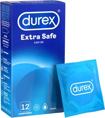 DUREX Extra Safe Préservatifs double sécurité - 12 pièces