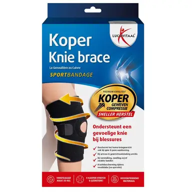 Lucovitaal Brace Knie Koper