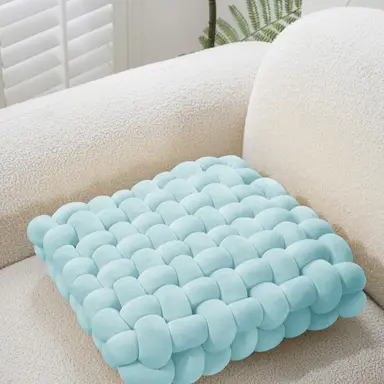MEROPE, Polyester/Spandex Knot CushionPad, 40cm, lake, 1pack