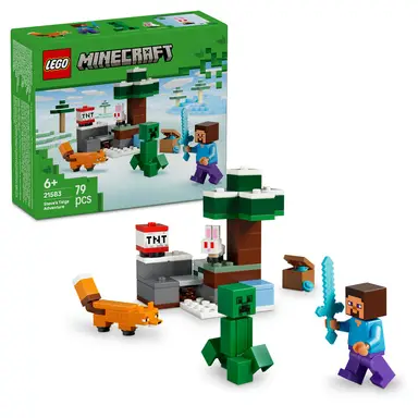 LEGO Minecraft 21583 Steves Abenteuer in der Taiga