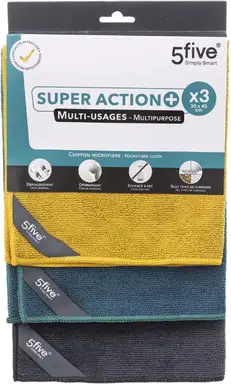 Set van 3 Multifunctionele Microvezeldoeken 30x40 cm