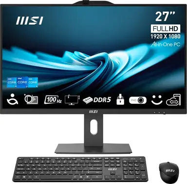 MSI Pro AP272P 14M All-in-One PC, 27'', Intel i5 14400, 16GB RAM, 512GB SSD, Windows 11 PRO