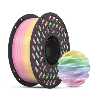 CAILAB 3D-Drucker Filament PLA Regenbogen Farbverlauf - Seiden-Regenbogen #11