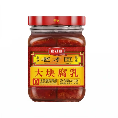 LAOCAICHEN Big Fermented bean curd 340g