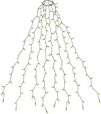 SALCAR Guirlande Lumineuse 280 LEDs pour Sapin de Noêl, 1,5m x 8 exterieur Etanche Guirlande LED Sapin Décoration (1-2,3m sapin) pour Décoration Maison, Fête, Noël, Soirée, Mariage, Jardin