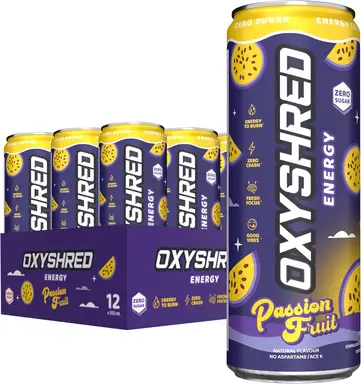 EHPlabs OxyShred Ultra Energy RTD Passionfruit  12 x 355ml