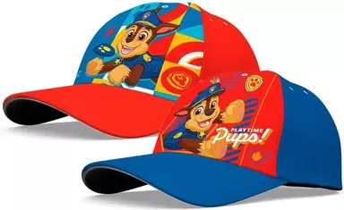 Paw Patrol baseballpetset - rood en blauw, 1 assorti stuk, voor leeftijden 2-4