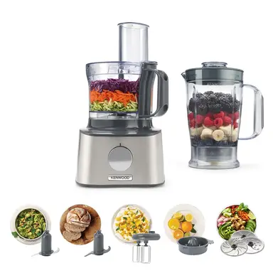 Kenwood MultiPro Compact, Foodprocessor, FDM301SS, RVS