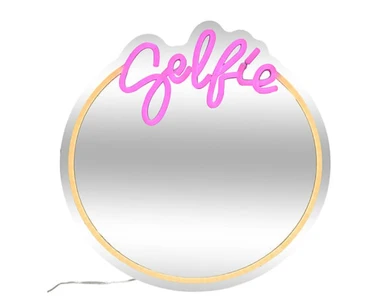 Atmosphera Neon mural LED pour selfie, diamètre 35 cm