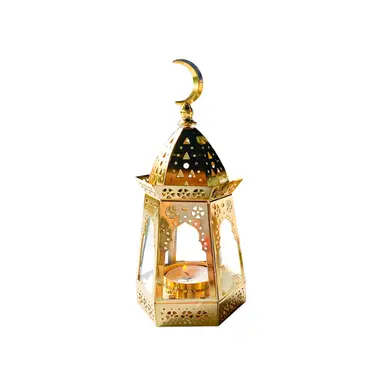 Ramadan Metal Lantern - moon