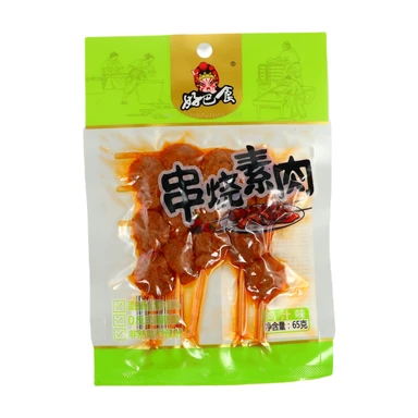 Hao Ba Shi Skewered Vegetarian Meat - Chicken Flavor 65g