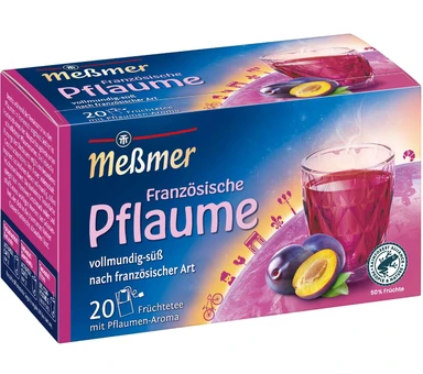 Meßmer Französische Pflaume Früchtetee 20 x 2.25 g