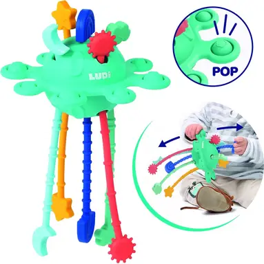 Ludi rits speelgoed, LU30131, baby- en peuterspeelgoed, meerkleurig
