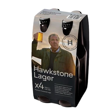 Hawkstone Premium Lager 4.8% Abv 4 X 330ml