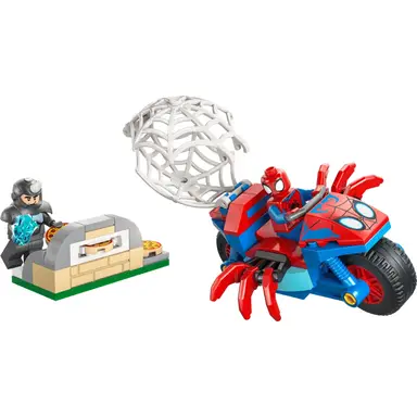 LEGO Marvel Spidey & His Amazing Friends 11206 Spidey on his Motorcycle vs. Rhino