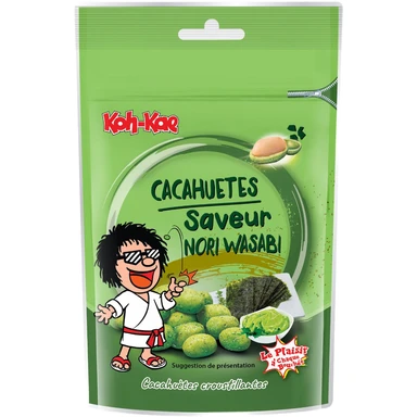 Koh-Kae Cacahuètes saveur nori wasabi - 80 g 