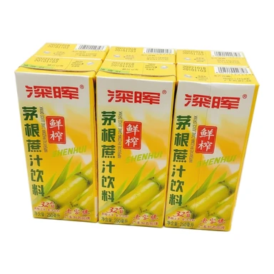 【durstlöschend】Shenhui Queckengras- und Zuckerrohrgetränk 250 ml x 6