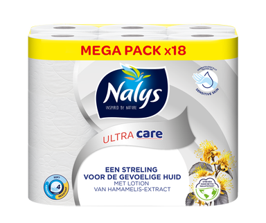 Nalys Ultra Care 4-laags 18 rol toiletpapier