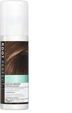 Root Perfect Instant Root Concealer Spray Medium Brown 75ml