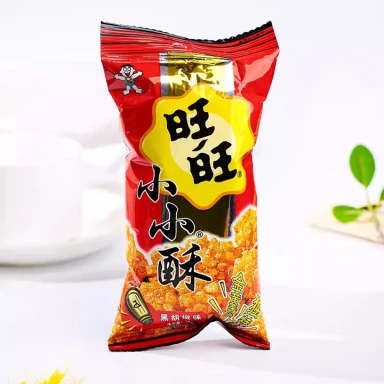 WANT WANT Crackers Black Pepper Flavour 18g