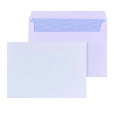 Triplast  C6/A6 Envelopes Paper Self Seal  Plain  White Pack of 20