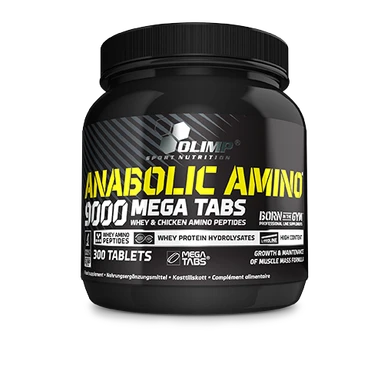 Body&Fit Anabolic Amino 9000 Complément alimentaire - 300 comprimés