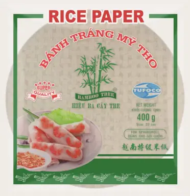 BAMBOO TREE Vietnamesisches Reispapier 400g (Frühlingsrolle) 22CM