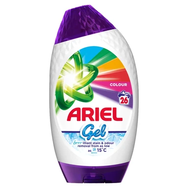 Ariel Liquid Detergent Gel, Colour, 26 Washes, 858ml