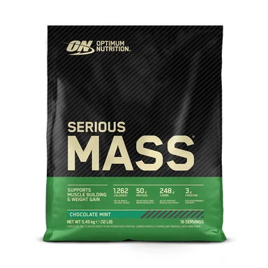Optimum Nutrition Serious Mass Chocolade en Munt - 5450 g