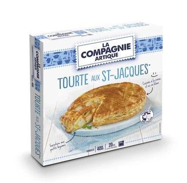 LA COMPAGNIE ARTIQUE Tourte aux St Jacques - 400 g