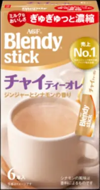 AGF Blendy Stick Chai Tea au Lait 6 stuks