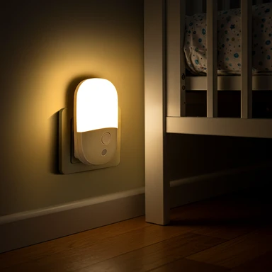 Vivreal Lumière Nocturne avec 5 Niveaux de Luminosité, 3 Modes (AUTO/ARRÊT/MARCHE), Veilleuse pour Enfants pour Chambre, Escaliers, Couloir, Blanc Chaud